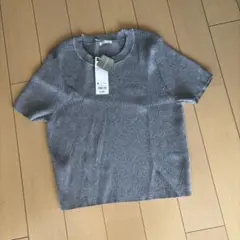 GU ラメクロップドセーター