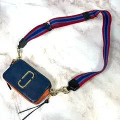 MARC JACOBS スナップショット カメラバッグ ネイビー マルチカラーのサムネイル