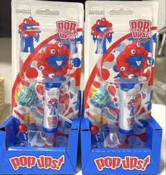 大阪万博 ミャクミャク POPUPS ！2個入りミャクミャクチュッパチャプス