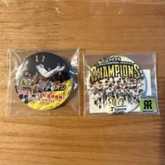 阪神タイガース イチオシ缶バッジ　優勝記念