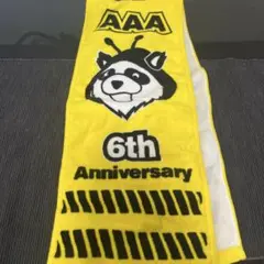 未使用品 AAA 6th Anniversary マフラータオル ライブグッズ