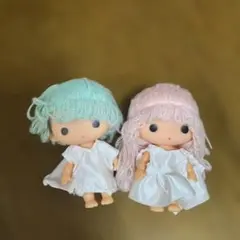 【レア】リトルツインスターズ⭐︎キキララ⭐︎ソフビ人形【昭和レトロ】