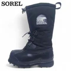 SOREL ソレル グレイシャー スノーブーツ 23cm 黒 冬