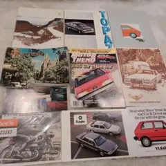 自動車　カタログ10点 英語版