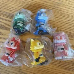VAG 秘密戦隊ゴレンジャー×おおかみくん 全5種コンプリートセット
