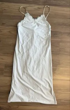 アーバンリサーチ　アイボリー キャミワンピース ロング丈