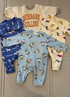 【4枚セット】BREEZE ロンパース　80cm