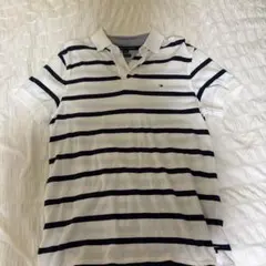 TOMMY HILFIGER ボーダー ポロシャツ XS
