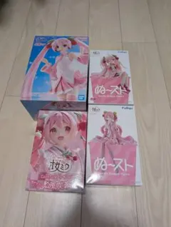 初音ミク 椿 桜ミク シャアザクぐるみ フィギュア まとめ売り 3種計6