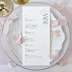 ˗ˏˋ NEW ˎˊ˗メニュー表　24　ドリンクメニュー　ウェディング　結婚式