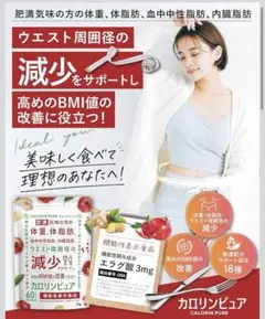 ダイエットサプリ カロリンピュア 30日分 体脂肪の減少を助ける 血中中性脂肪のサムネイル