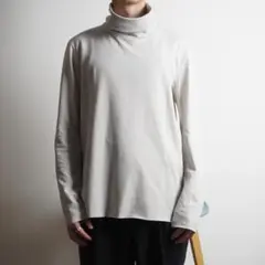 ATTACHMENT ハイネックロングスリーブカットソー アイボリー/YW74