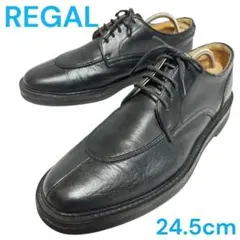 REGAL　リーガル　ブラック　ドレスシューズ　ビジネス　レザー　24.5cm