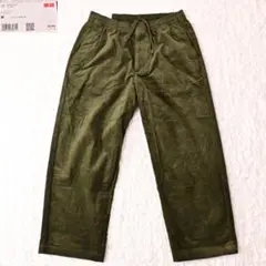 D2 新品 Men M ユニクロ コーデュロイイージーアンクルパンツ