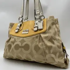 希少カラー✨COACH Poppy Op Art Signature | Mercari