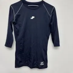 SUPER COMFORT ネイビー 七分袖アンダーシャツ