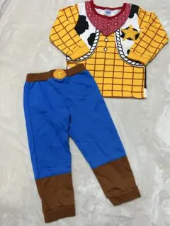 トイストーリー　ウッディ　なりきりパジャマ　コスプレ　100サイズ