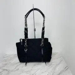 ✨PRADA✨プラダ✨キルティング✨ナイロン✨ブラック✨トートバッグ✨