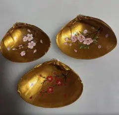 蛤香合（はまぐり）貝合わせ 松竹梅図 装飾品 食器 器 - メルカリ