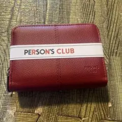 値下げ！PERSON'S CLUB 二つ折り財布 レッド