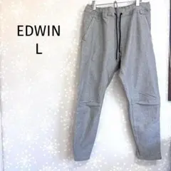 エドウイン　FLE ジョガーパンツ グレー ストレッチ 楽ちん　スウェット