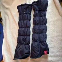 marie claire レディース レッグウォーマー　ネイビー