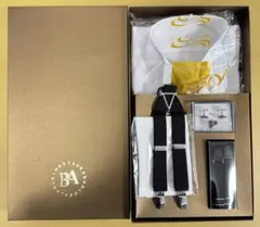新郎　タキシード小物セット8点　 Lサイズ　箱付