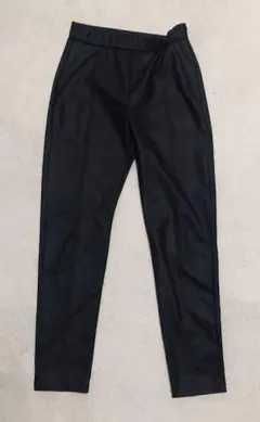 ザラZARAスパッツパンツ11-12 (152cm)レザー風キッズ女の子ガールズ