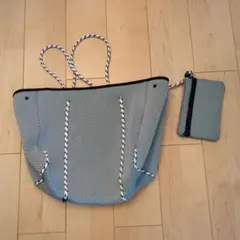 訳あり】アデュートリステスメッシュ編み込みトートバッグ インナー 