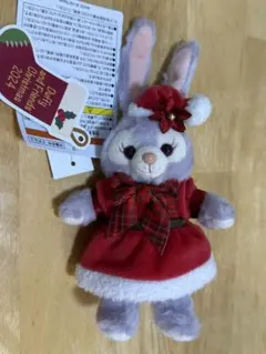 ダッフィー ダンシングスノーフレークス ぬいぐるみバッジ ステラルー クリスマス
