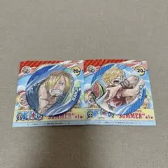 ONE PIECE コレクション缶バッジ summer サンジ