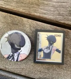 チェンソーマン　ベースヤードトーキョー　缶バッジ、マグネットミラー　ボム