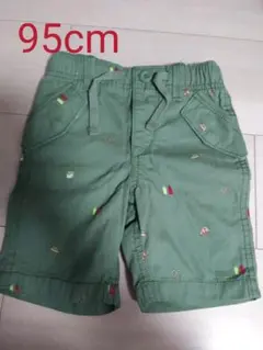 【美品】baby GAP フード柄ハーフパンツ 95cm