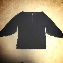 FREE’S PHRASE＊Blackシースループルオーバー＊M