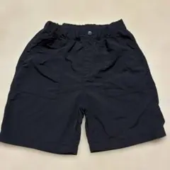 ユニクロブラックハーフパンツ 130新品同様