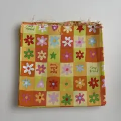 【新品・未使用（美品）値下げ中‼️】花柄の洋裁布（イエロー）