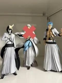 欠損あり　BLEACH 一番くじ 市丸ギン ウルキオラ グリムジョー 箱無し