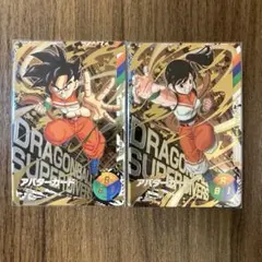 ドラゴンボールスーパーダイバーズ アバターカード 2枚セット 金筐体 男 女