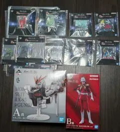 一番くじ　機動戦士ガンダム　UC　SAGA　A賞νガンダム、B賞シャア　他13点