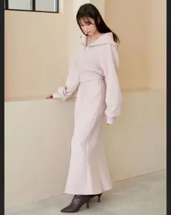 snidel スウェットセットアップ ピンク