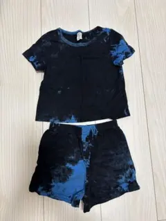 SHEIN タイダイ柄 セットアップ 半袖Tシャツ ショートパンツのサムネイル