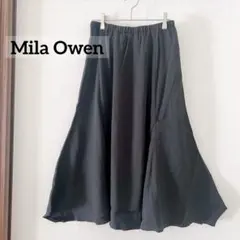 未使用品✨️Mila Owen ブラック フレアスカート ワンサイズ 春服 夏服