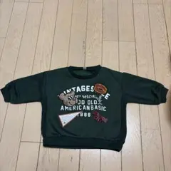 BREEZE 深緑 薄手 ニット セーター