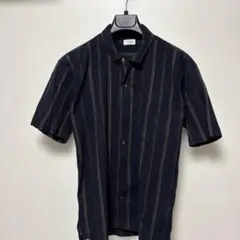 PLUS ONE 半袖シャツ Mサイズ ストライプ