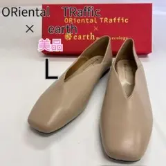 美品 ORiental TRaffic × earth パンプス L ベージュのサムネイル