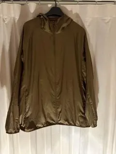 UNIQLO ポケッタブルUVカットパーカー　ブラウンXL