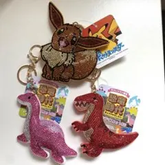 新品♥︎キラキラ　キーホルダー　3個セット