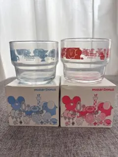 ミスタードーナツ つよいこグラス 2個セットのサムネイル