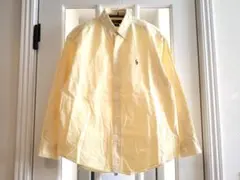 Polo Ralph Lauren ボーイズ(16) USA製 イエローシャツ