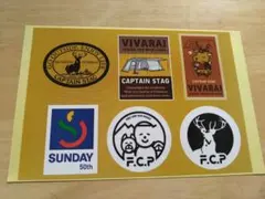 【青森限定】CAPTAINSTAG F.C.P ステッカーホームセンターサンデー